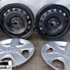 FELGI STALOWE 4x108 R16 6,5J ET47,5 FORD TPMS KOŁPAKI FIESTA FUSION KA+