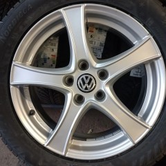 KOŁA ZIMOWE ALUMINIOWE R17 VOLKSWAGEN PASSAT  T-ROC TOURAN II 5x112 R17 215/55 R17 98V MATADOR NORDICA MP93 DOT 2424