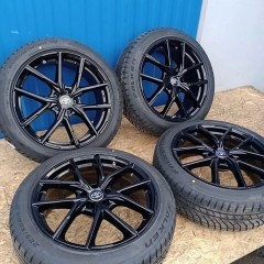 NOWE KOŁA ZIMOWE R19 TOYOTA C-HR CHR generacja 2 5X114 OPONY FALKEN EUROWINTER HS02 PRO 225/50 R19 96V 3724DOT CZUJNIKI TPMS