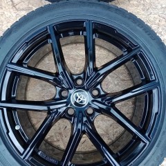 NOWE KOŁA ZIMOWE R19 TOYOTA C-HR CHR generacja 2 5X114 OPONY FALKEN EUROWINTER HS02 PRO 225/50 R19 96V 3724DOT CZUJNIKI TPMS