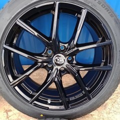 NOWE KOŁA ZIMOWE R19 TOYOTA C-HR CHR generacja 2 5X114 OPONY FALKEN EUROWINTER HS02 PRO 225/50 R19 96V 3724DOT CZUJNIKI TPMS