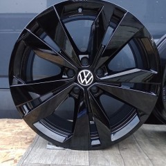 FELGI ALUMINIOWE 5x112 R19 8J ET45 9J ET58 VOLKSWAGEN ID BUZZ CZARNE DWIE SZEROKOSCI  ORG VW
