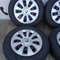 KOŁA ZIMOWE SKODA SUPERB KAROQ OCTAVIA 5x112 R16 215/60 R16 95H DUNLOP WINTER SPORT 5 3421DOT