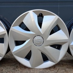 FELGI STALOWE 5x112 R16 6,5J ET46 + KOŁPAKI SEAT LEON TOLEDO ALTEA