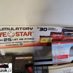 NOWY AKUMULATOR FIVE STAR 45Ah 50Ah 55Ah 62Ah 72Ah 74Ah 78Ah 85Ah 100Ah