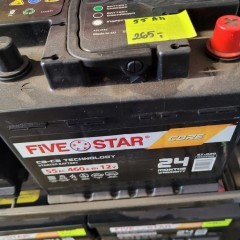 NOWY AKUMULATOR FIVE STAR 45Ah 50Ah 55Ah 62Ah 72Ah 74Ah 78Ah 85Ah 100Ah