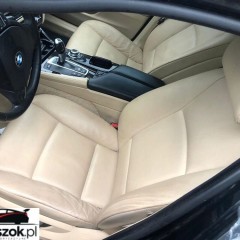 BMW F10 F11 fotel kierowcy pasażera skórzane BEŻOWE venetobeige