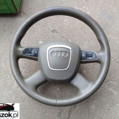 AUDI Q7 4L KIEROWNICA Z PODUSZKĄ BRĄZOWA