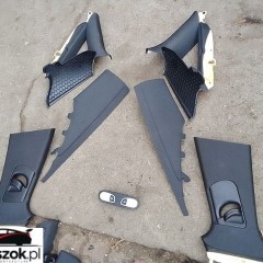 AUDI A6 C7 osłony czarne słupki TAPICERKA ZJAZDY SŁONECZKA CZARNE sline