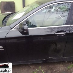 BMW 5 F10 F11 DRZWI PRZEDNIE LEWE CZARNE SOPHISTOGRAU B90