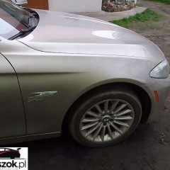 BMW 5 F10 F11 ZDERZAK PRZEDNI PDC ZŁOTY A72 KASCHMIRSILBER