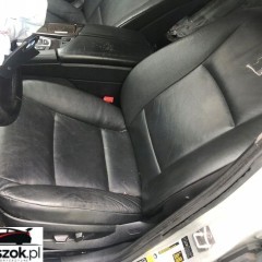 BMW F10 F11 fotel kierowcy pasażera skórzane czarne