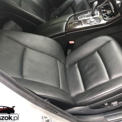 BMW F10 F11 fotel kierowcy pasażera skórzane czarne