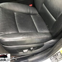 BMW F10 F11 fotel kierowcy pasażera skórzane czarne