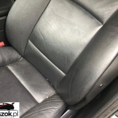 BMW F10 F11 fotel kierowcy pasażera skórzane czarne
