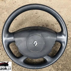 RENAULT TRAFIC KIEROWNICA SKÓRZANA Z PODUSZKĄ IGŁA