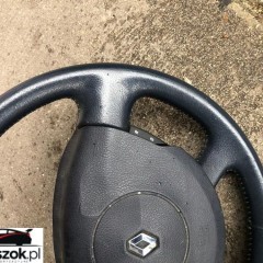 RENAULT TRAFIC KIEROWNICA SKÓRZANA Z PODUSZKĄ IGŁA