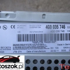AUDI A7 A6 c7 Radio Nawigacja MMI 4G0035746