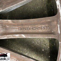 BMW F06 F10 F11 F12 F13 ALUFELGA FELGA 8Jx18 IS30 6775407