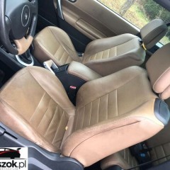 RENAULT MEGANE 2 II CABRIO fotel kierowcy pasażera skórzane kanapa