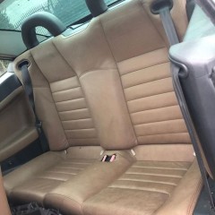 RENAULT MEGANE 2 II CABRIO fotel kierowcy pasażera skórzane kanapa