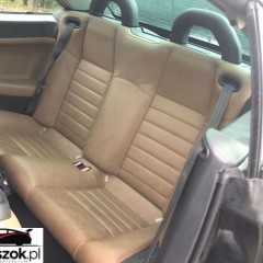 RENAULT MEGANE 2 II CABRIO fotel kierowcy pasażera skórzane kanapa