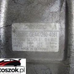 BMW 5 F10 F11 POMPA KOMPRESOR KLIMATYZACJI SPRĘŻARKA 447260-4081 7SBU17C