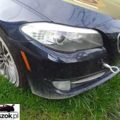 BMW 5 F10 F11 ZDERZAK PRZEDNI PDC NIEBIESKI A89 IMPERIALBLAU