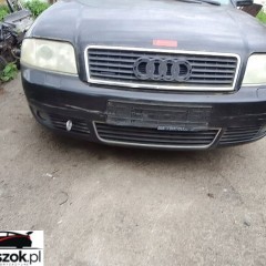 AUDI A6 C5 ZDERZAK PRZEDNI XENON CZARNY LZ9W LIFT