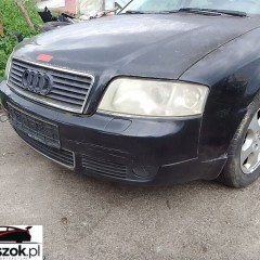 AUDI A6 C5 ZDERZAK PRZEDNI XENON CZARNY LZ9W LIFT
