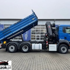 MAN TGS 28.510 6x4H EURO6 WYWROTKA MEILLER Z BORDMATIKIEM I HDS HIAB 298 EP-5