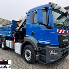 MAN TGS 28.510 6x4H EURO6 WYWROTKA MEILLER Z BORDMATIKIEM I HDS HIAB 298 EP-5