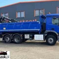 Mercedes-Benz AROCS 2536 6x2 EURO6 WYWROTKA TRÓJSTRONNA Z BORDMATIKIEM + HDS HIAB