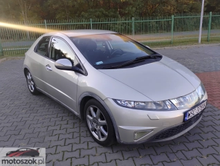 Honda Civic Ufo 1.8 16v + LPG 2006  Xenon Hak Alu 17 Ładna 