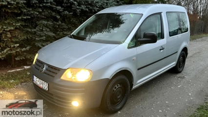 VW Caddy 1.9 TDI 2010r EURO 5 Klima 5 Osób Stan BDB Nowe OC Możliwa Zamiana