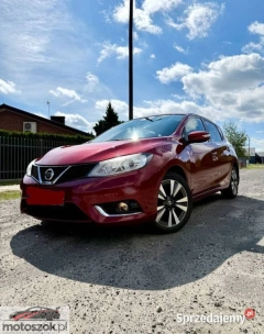 Piękny NISSAN PULSAR, Polski salon, automat, 2017r, 1,2benzyna 116KM