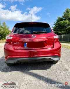 Piękny NISSAN PULSAR, Polski salon, automat, 2017r, 1,2benzyna 116KM