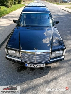 Karawan Mercedes-Benz Klasa S 300 SE 2.8, Oldtimer 1986, włoska zabudowa